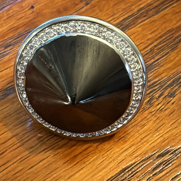 nOir Jewelry Jewelry - nOIr Cone pyramid ring new without tags
